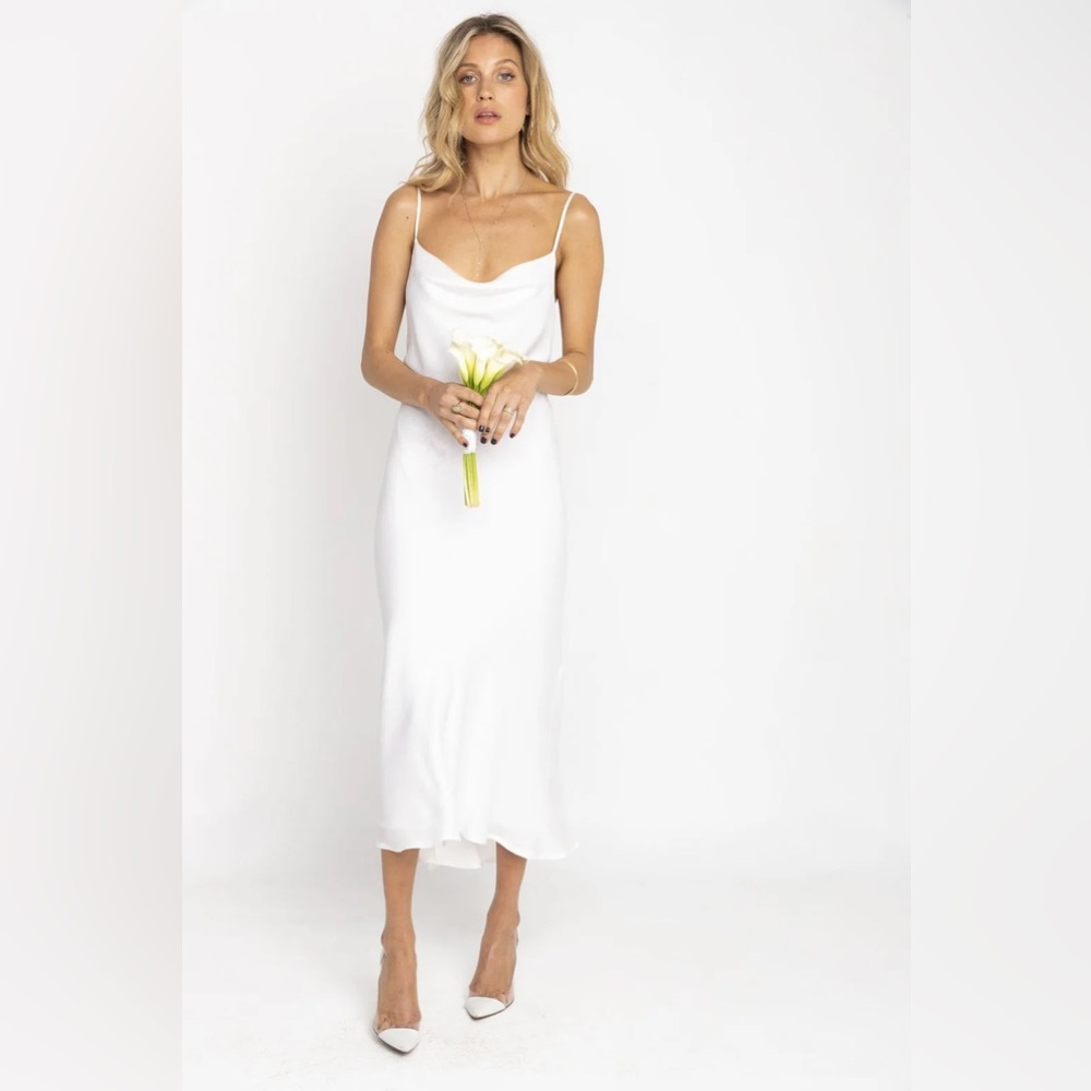 RESA white slip dress size medium